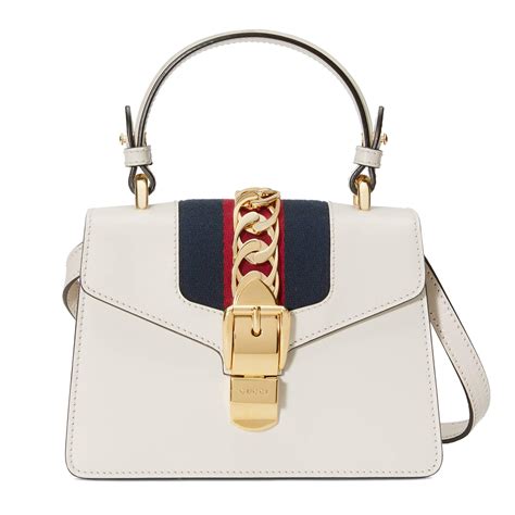 gucci mini sylvie|Gucci: White Mini Sylvie Bag .